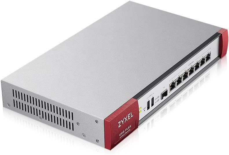 Zyxel USG Flex 500 (USG110 v2), Solo Hardware de Firewall UTM, Recomendado para hasta 150 Usuarios [USGFLEX500]